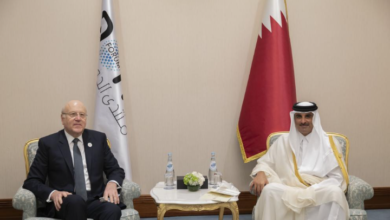صورة توضيحية - أمير قطر يبحث مع ميقاتي دعم العلاقات وتطورات لبنان