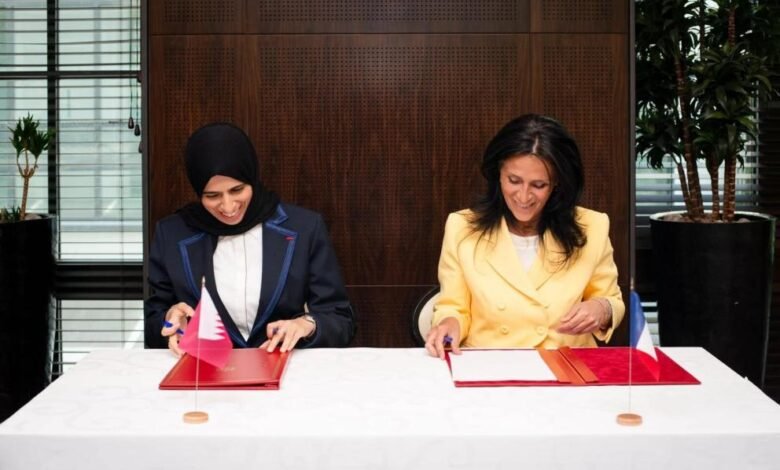 قطر وفرنسا توقعان خطاب حول التعاون في التنمية الدولية