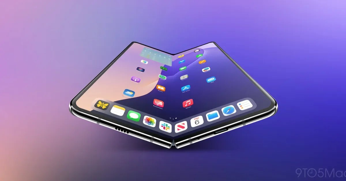 صورة مميزة: سيكون iPhone Fold أكثر عرضًا من الطول عند فتحه وفقًا للتقرير