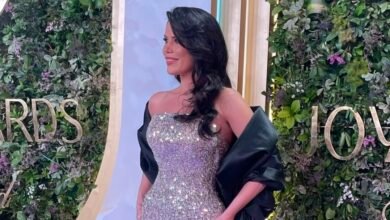 صورة توضيحية - الممثلة فرح عمرو تتألق بحضورها في حفل Joy Awards 2026 بالرياض