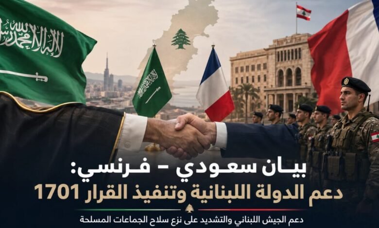 إصرار سعودي–فرنسي على انسحاب إسرائيل من كامل الأراضي اللبنانية
