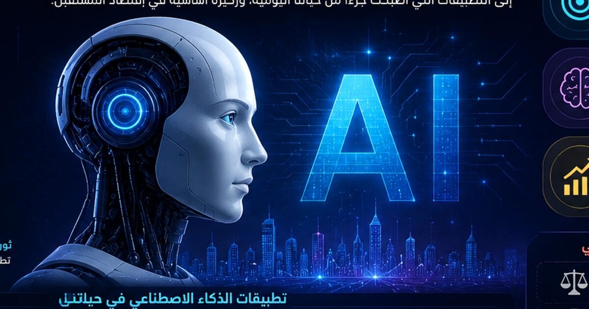تطبيقات الذكاء الاصطناعي في الصحة والتعليم والنقل - صورة مميزة صورة مميزة: تطبيقات الذكاء الاصطناعي في الصحة والتعليم والنقل
