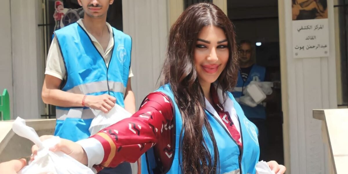 سفيرة النوايا الحسنة زينة سلامة تشارك في مبادرة المطبخ المركزي في بيروت
