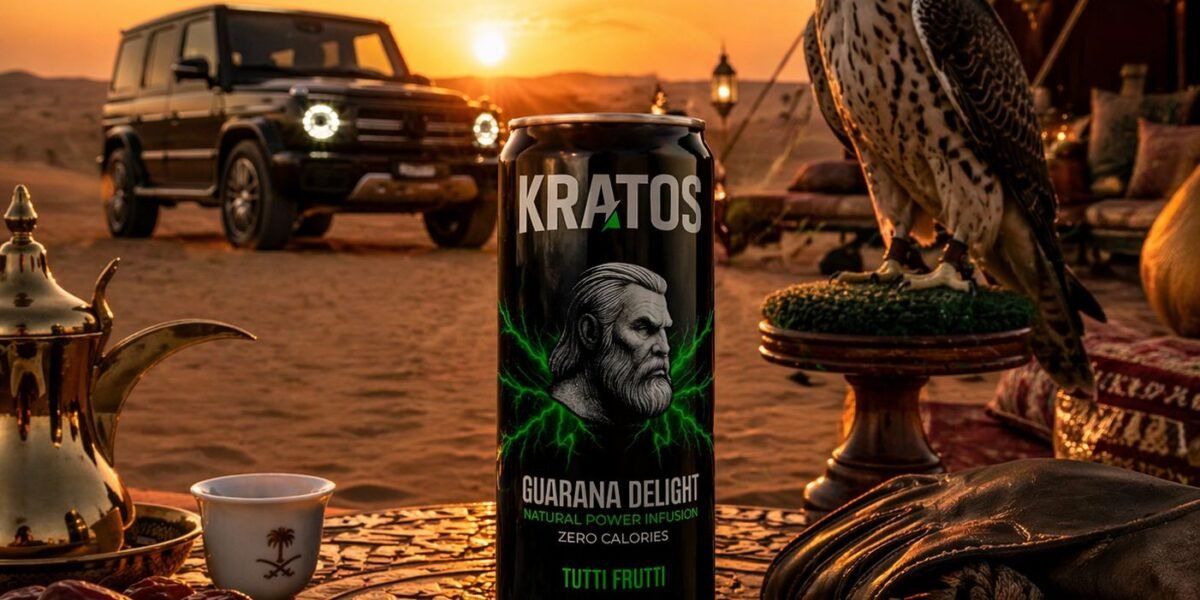 صورة مميزة: KRATOS & Co البرتغالية تُطلق كراتوس في المملكة السعودية مشروب الطاقة الذي لا يشبه أي مشروب آخر