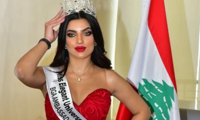 الاردنية ملاك عبيدات تتوج في بيروت Miss Elegant Universe وهذا النجم الذي توجها !