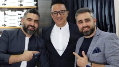 الفنان ريدوان بإطلالة أنيقة تحمل بصمة ميزون سليم متري