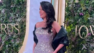 الممثلة فرح عمرو تتألق بحضورها في حفل Joy Awards 2026 بالرياض